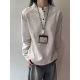【网136】长袖t恤体恤衫男春秋宽松休闲打底衫A079-W54-P30，男装T恤，电商A079