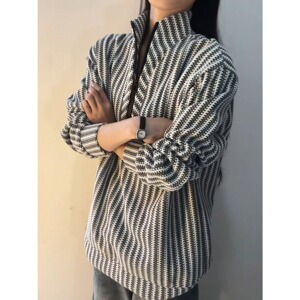 [004]半拉链卫衣男女长袖t恤高级感重磅外套A079-E76-P39图片