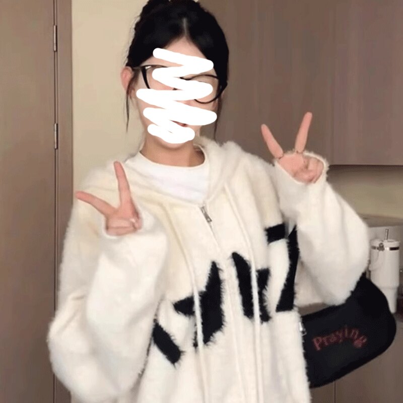 【211】针织毛衣外套女秋冬冬季厚宽松开衫A079-MY262-P62,男装针织衫/毛衣,电商A079