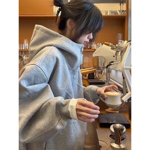 【52】25休闲加厚连帽开衫外套 A079-WY311-P48图片