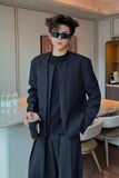 【网45】025秋季新款无扣休闲通勤西服A079-W39-P58，男装西服，电商A079