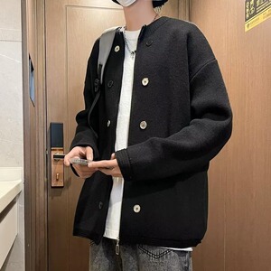 【网15】开衫长袖毛衣男女秋冬款韩版纽扣A079-A342-P46图片