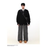 【网59】破坏毛衣男时尚痞帅宽松情侣毛边针织衫A079--M29-P47，男装针织衫/毛衣，电商A079