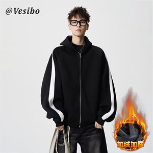 【079】衣加绒加厚卫衣开衫外套A079-W044-P63图片