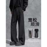 【网45】25休闲裤男款秋季宽松直筒男裤A079-K54-P44，男装休闲裤，电商A079