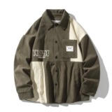 套男秋新款衬衫式夹克宽松大码A079-W05-53【网络图1】4-8XL元，男装夹克，电商A079