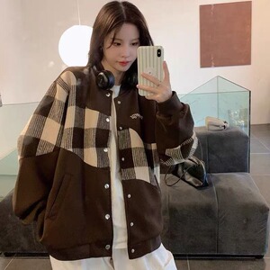 [【231】25拼接刺绣棒球服春秋季新款百搭A079-897-58图片