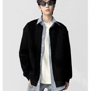 【162】百搭潮流长袖衬衫假两件卫衣A079-D854-P47,男装衬衫,电商A079