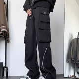 【网130】裤男款休闲多口袋直筒阔腿裤A079-A853-P45，男装休闲裤，电商A079