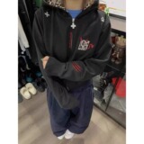 【253】5小恶魔豹纹连帽拉链卫衣男女情侣开衫A079-WY088-P51，男装卫衣，电商A079