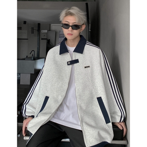 【网图有货4】拼接撞色立领外套男A079-5017-P47,男装夹克,电商A079