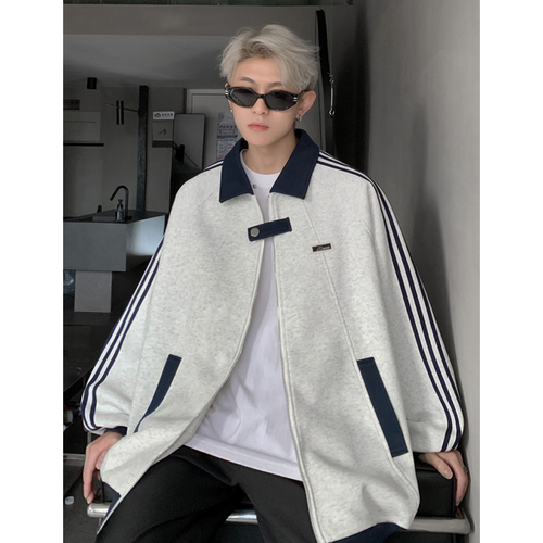 【网图有货4】拼接撞色立领外套男A079-5017-P47