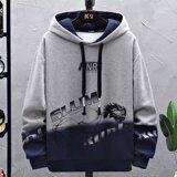 卫衣男潮牌连帽宽松加绒帽衫A079-M62-P51【网络图1】4-8XL元，男装卫衣，电商A079