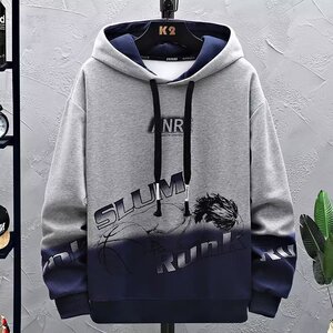 卫衣男潮牌连帽宽松加绒帽衫A079-M62-P51【网络图1】4-8XL元图片