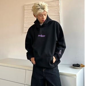 【261】卫衣男秋冬套头连帽闲宽松运动加绒外套A079-WY213-54图片