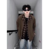 【网59】翻领夹克男春秋A079-A200-P63，男装夹克，电商A079