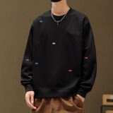 【195】新款卫衣刺绣高级感长袖t恤男款休闲打底衫A079-W41-P40，男装T恤，电商A079
