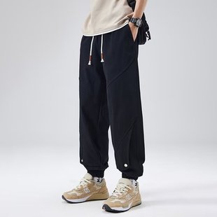 7010 A079 拼接直筒休闲裤 网4