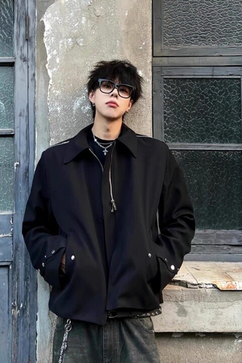 【网图有货11】肩短款外套男A079-XZ126-P58,男装夹克,电商A079