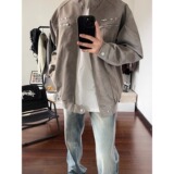 【12】皮夹克外套皮衣男宽松百搭棒球服外套A079-2596-P67，男装夹克，电商A079