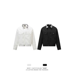 外套男原宿风韩版潮流宽松夹克A079-JK249-P67图片
