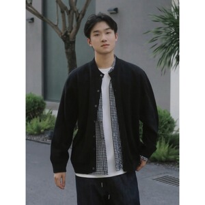 【2】5秋冬季新款男士立领夹克宽松针织毛衣A079-MY213-P55图片