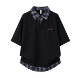 [012]休闲POLO衫短袖男宽松翻领T恤A079-D912-P34，男装T恤，电商A079