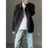 开衫毛衣男士翻领针织衫外套A079-YM154-P59【网络图2】，男装针织衫/毛衣，电商A079