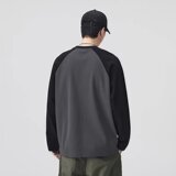 【189】5运动长袖宽松卫衣男士拼色套头衫A079-T387-P35，男装卫衣，电商A079