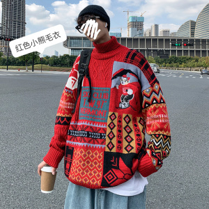 【15】2025宽松上衣服情侣装加绒针织衫A079-A146-p52图片
