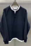 【网140】25秋季新款廓形假两件V领长袖卫衣A079-M361-P35，男装卫衣，电商A079