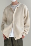 【网32】开衫POLO领针织衫外套A079-2347-P50，男装针织衫/毛衣，电商A079
