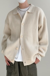 【网32】开衫POLO领针织衫外套A079-2347-P50图片