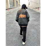 【网77】字母刺绣棒球服夹克男嘻哈众高街外套A079-G90-P49，男装夹克，电商A079