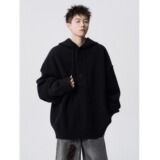 【001】5纯色连帽针织衫男款秋帽卫衣痞帅毛衣A079-Y79-P53，男装针织衫/毛衣，电商A079