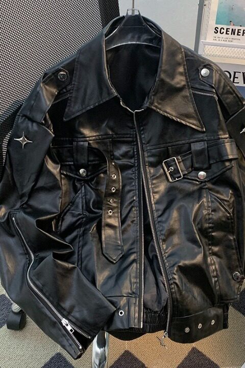【77】大码机车服夹克A079-JK3610-P82,男装夹克,电商A079
