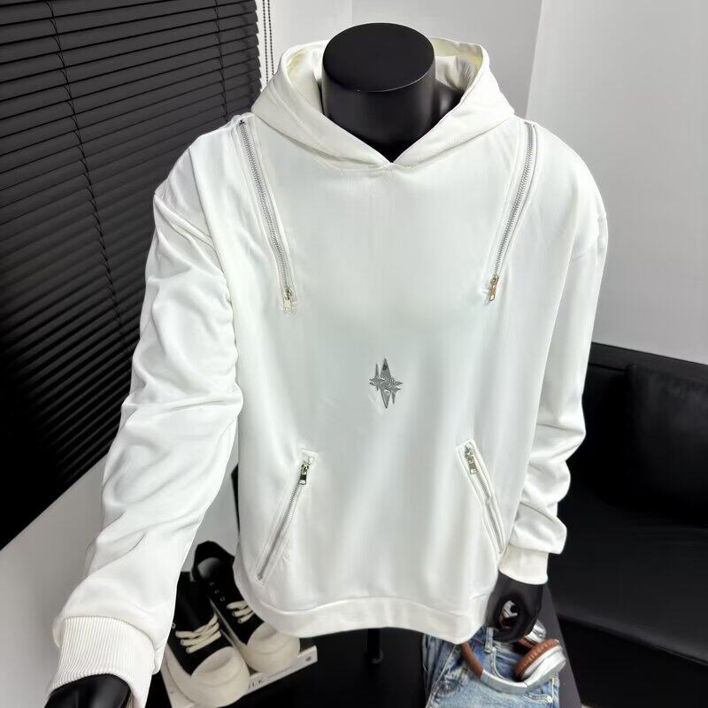 【网59】百搭外套连帽卫衣男秋冬A079-611-P47，女装短外套，电商A079