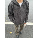 【11】连帽卫衣男款新款潮牌宽松情侣青外套A079-WY2034-P48，女装短外套，电商A079