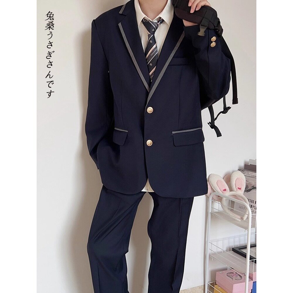 【45】日系西装休闲百搭套装男A079-W72-P59,男装西服套装,电商A079