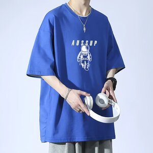 【003]印花半袖t恤上衣情侣装夏季百搭bf风短袖男A079-T140PP15图片