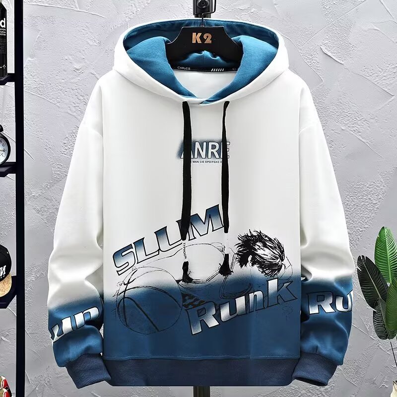 卫衣男潮牌连帽宽松加绒帽衫A079-M62-P51【网络图1】4-8XL元,男装卫衣,电商A079
