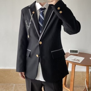 【网45】日系西装学院风校园DK西服外套制服班服校A079-W72-P62图片