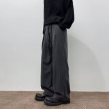 【网41】新款宽松直筒水洗潮牌酷帅长裤子A079-A8067-P45，男装休闲裤，电商A079
