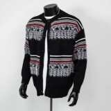 【网58】条纹开衫针织衫外套男潮牌宽松A079-D82-P64，男装针织衫/毛衣，电商A079