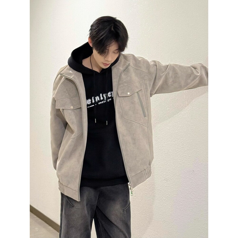 棒球服cleanfit短款夹克A079-M15-P73【网络图3】,男装夹克,电商A079