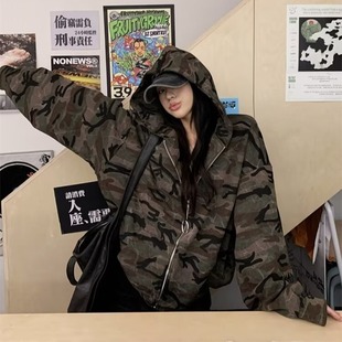 WY451 卫衣2025秋冬加绒宽松甜酷风外套潮A079 帽短款 225