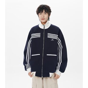 【网图有货6】条纹撞色户外夹克男秋A079-W216-54图片