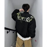 【网109】字母印花夹克外套拉链宽松百搭A079-C232-59，男装夹克，电商A079