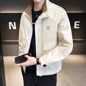 【186】立领夹克男士25春季新款拼色大码上衣外套A079-7715-P55,男装夹克,电商A079