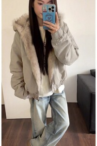 【47】新款冬季座山雕连帽棉服男女外套加厚棉衣潮A079-1083-P98图片